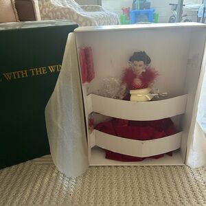 Collectible Decorative Gone with the Wind Doll in red evening gown